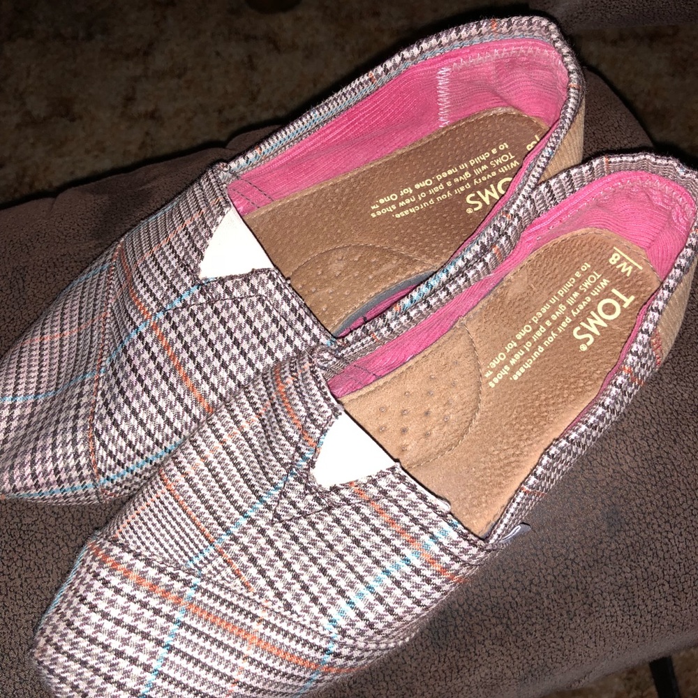 Plaid Print Toms